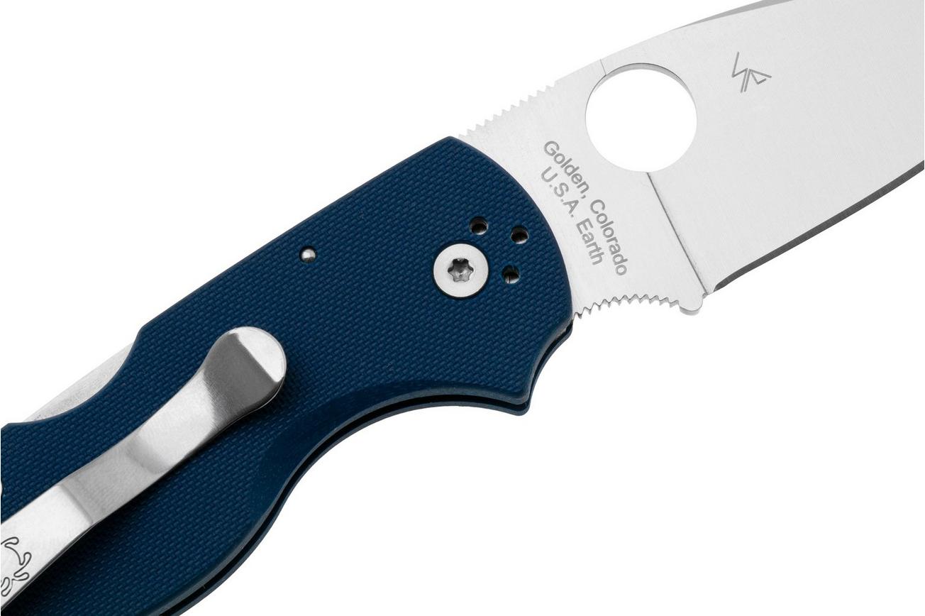 Spyderco Native 5 SPY27 C41GPCBL5 Cobalt Blue G10 zakmes