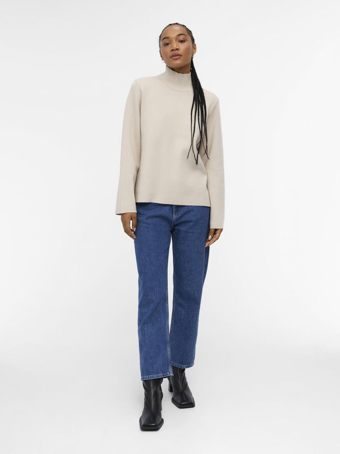 Object OBJREYNARD SQUARE SLEEVE PULLOVER N Silver gray
