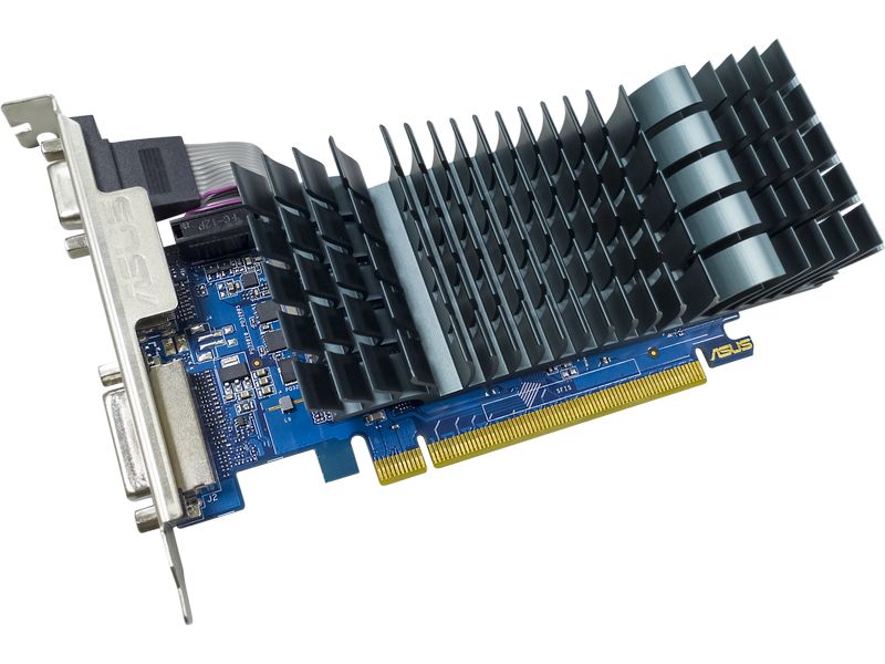 ASUS Grafikkarte GeForce GT 710 EVO 2 GB GDDR5 Entry Grafikkarte mit 2 GB GDDR5 Speicher