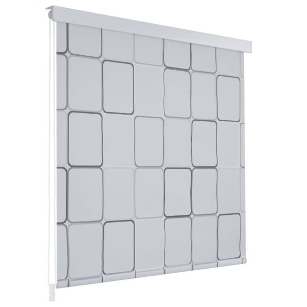 Estore de Rolo para o Duche 140x240 cm Quadrados - 142850