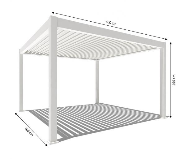 Weide Pergola LED E-Deluxe Plus 4x4, ca.