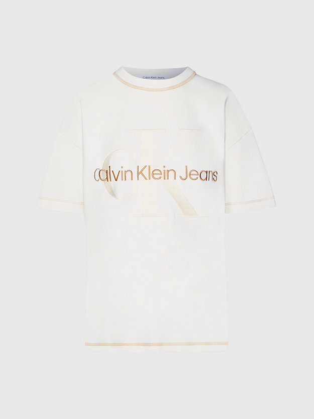 Camiseta boyfriend com monograma