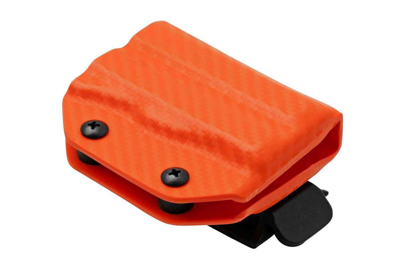 Clip And Carry Kydex Sheath Gerber Truss, Carbon Fiber Orange GTRUSS-CF-ORNG riemholster