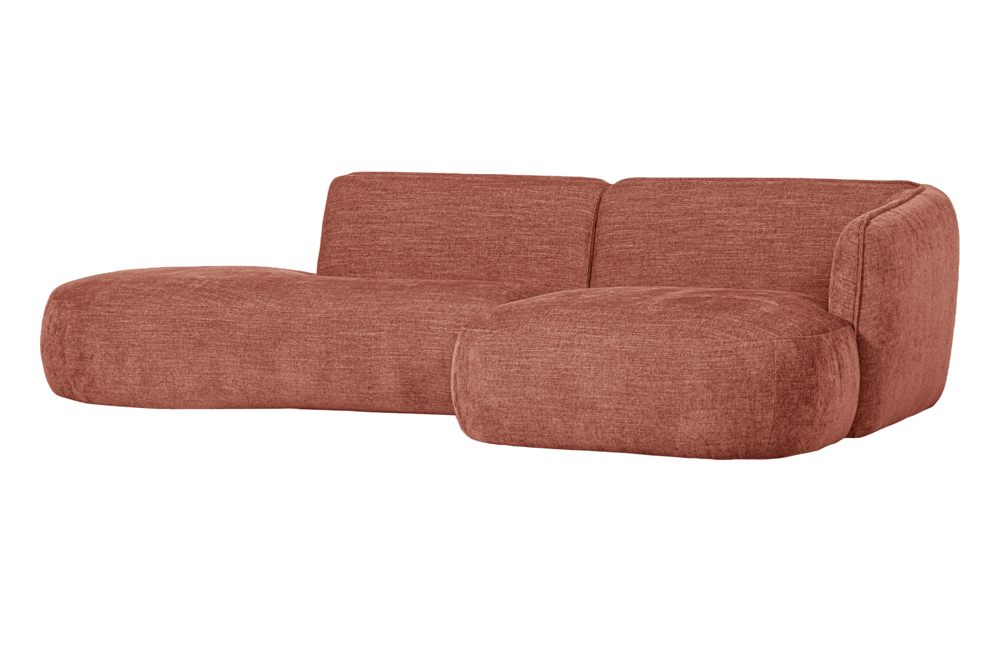 WOOOD Exclusive chaise longue Polly rechts Polly chaise longue rechts - Roze