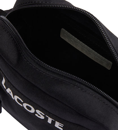 Lacoste Umhängetasche - Schwarz m. Logo-Streifen