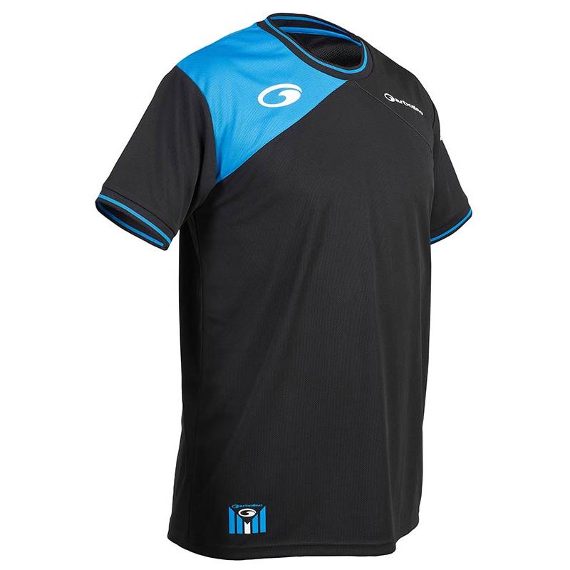 Tee Shirt Manches Courtes Homme Garbolino Squadra - Noir/Bleu