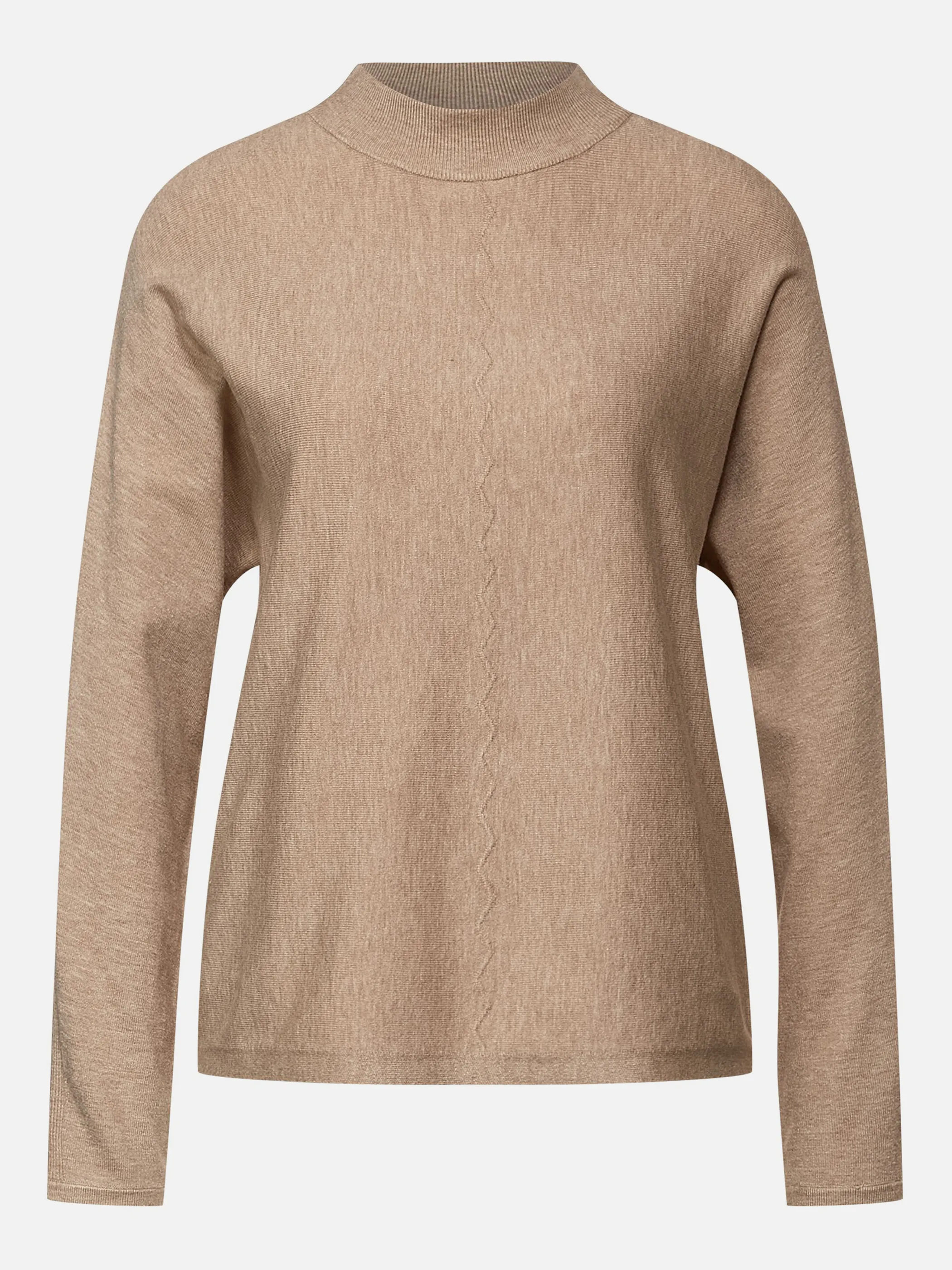 Damen Feinstrick-Pullover mit Stehkragen