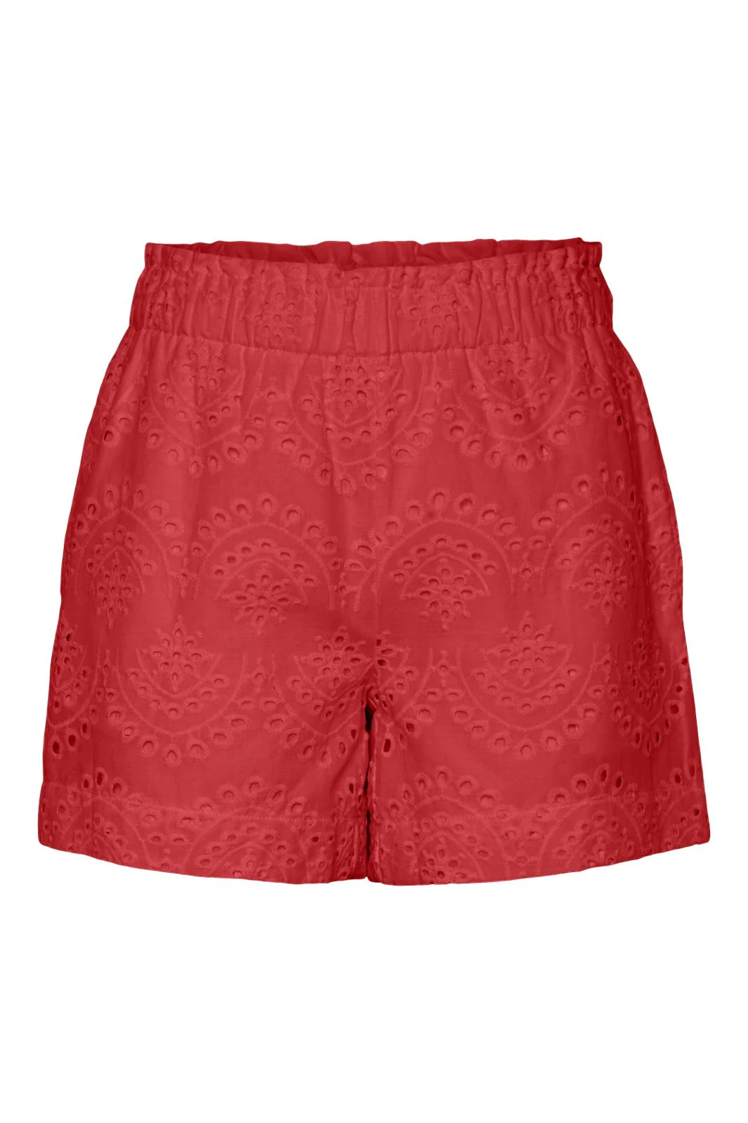 Pieces Pcvilde Shorts 4707645 poppy red