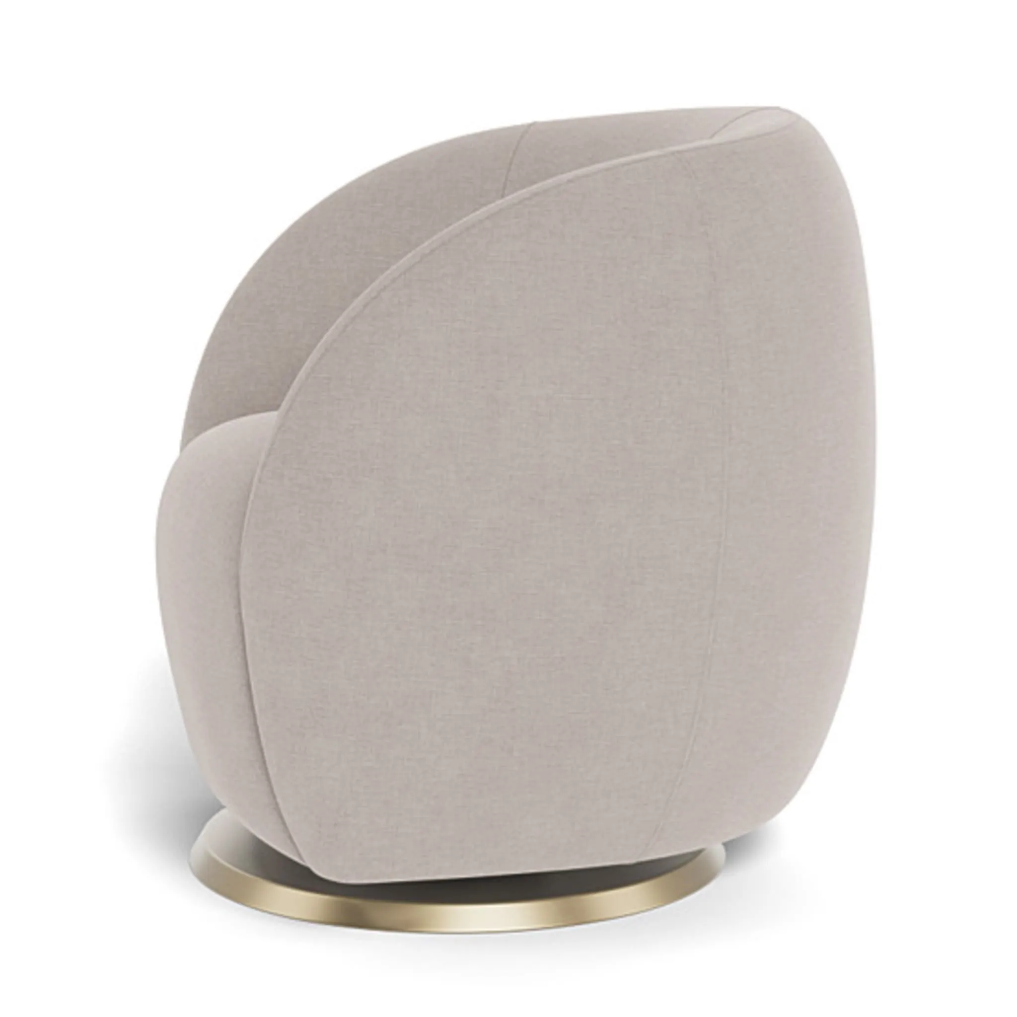 Monte Fauteuil Berçant et Pivotant Gem - Sand  Or