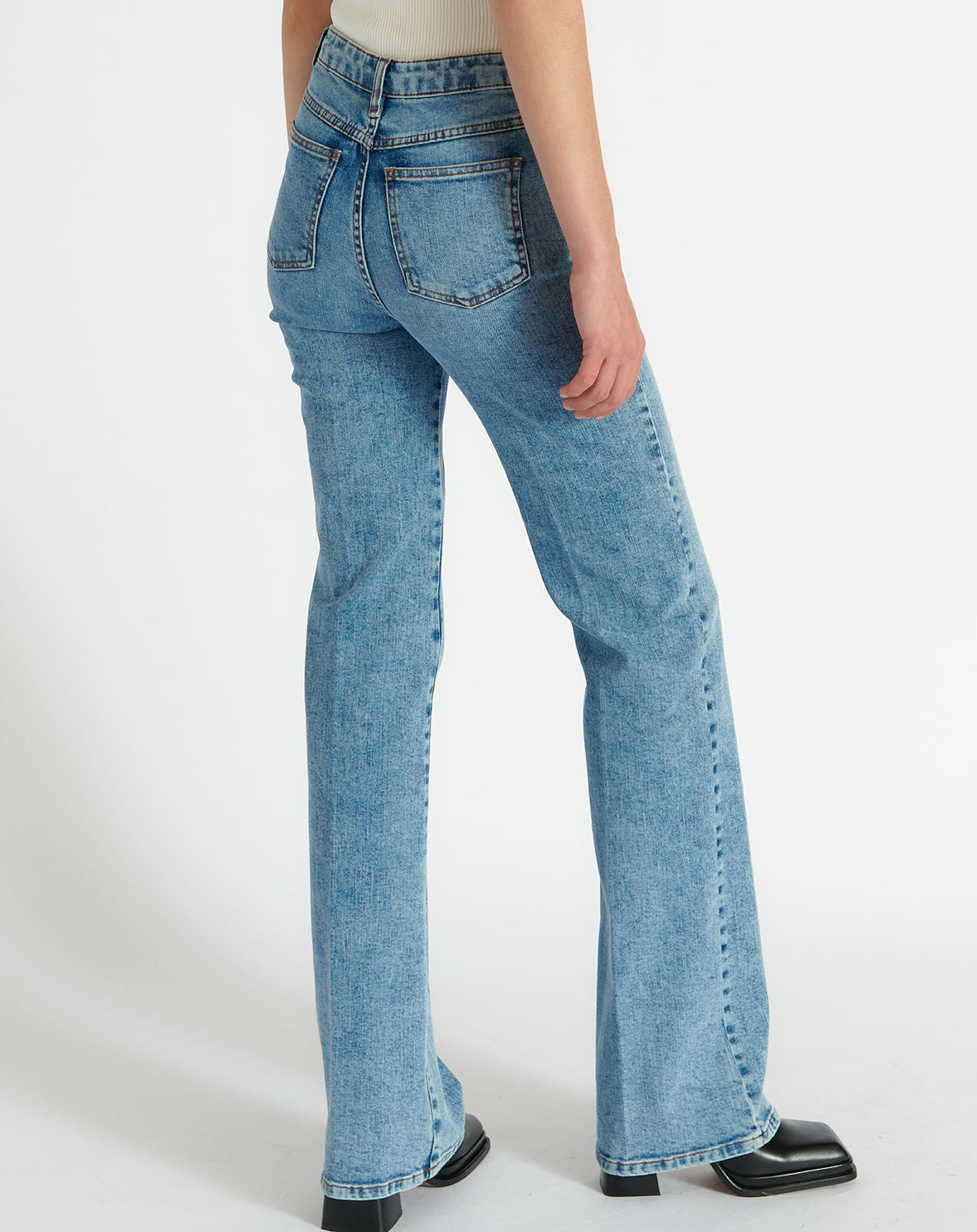 Zapa Jean flare Jobina bleach