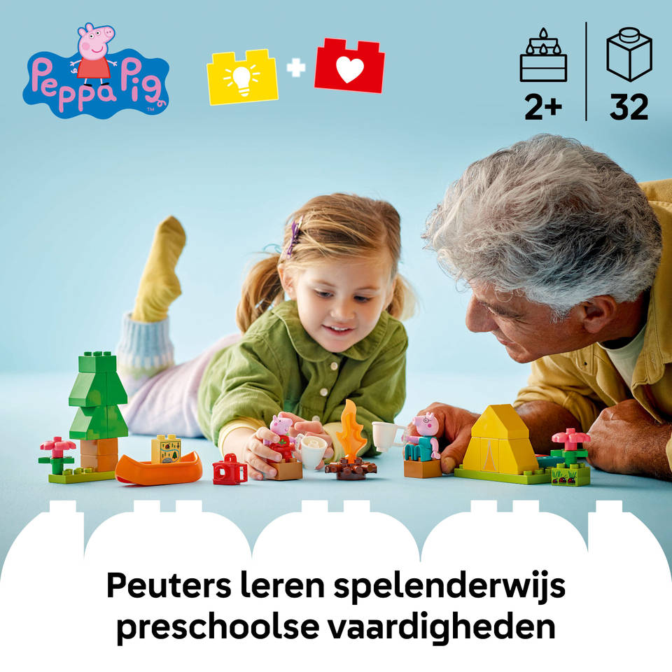 LEGO DUPLO Peppa Pig kampeertrip 10452