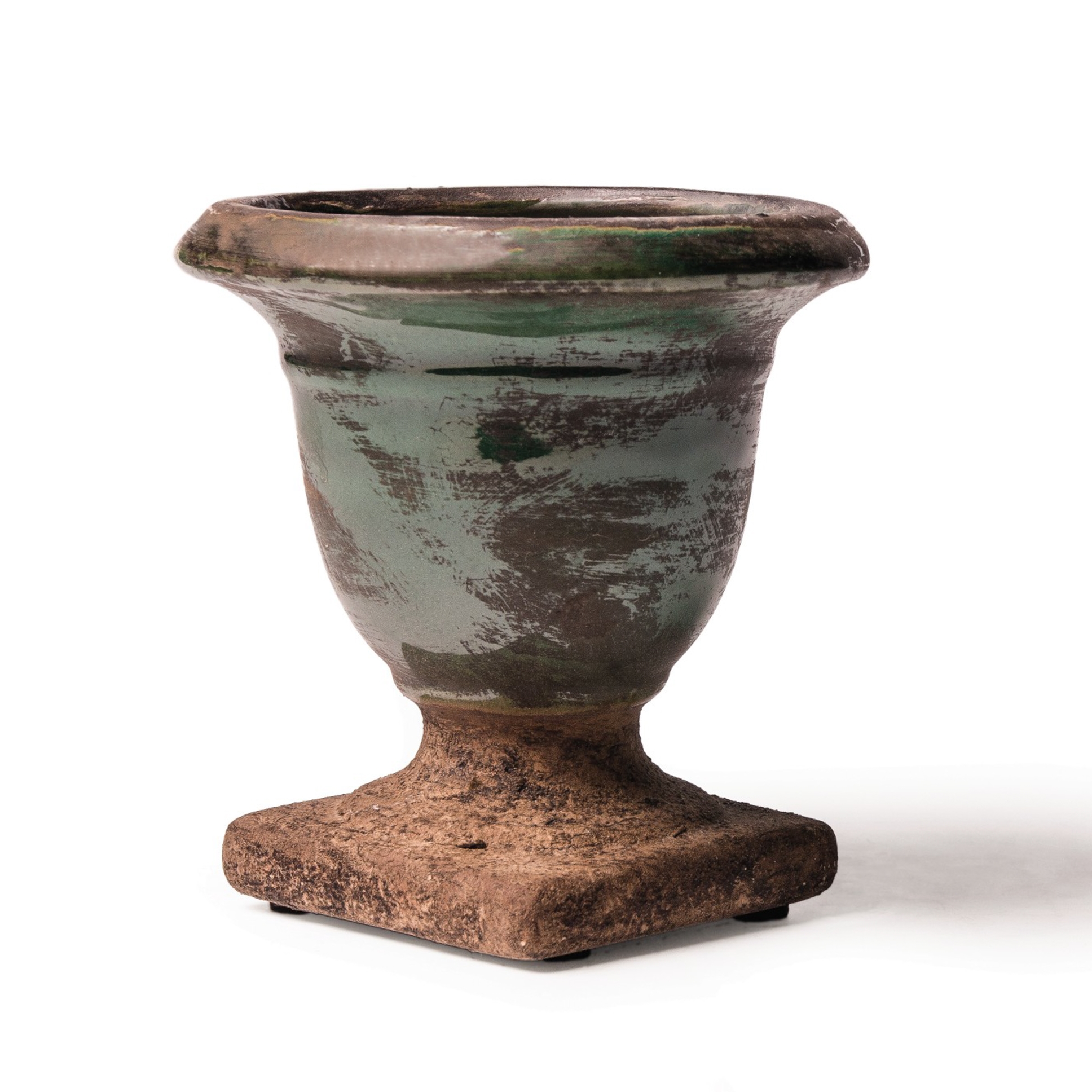 Pflanztopf 'Foix S' aus Keramik klein, grün, Ø 12 cm, H 12 cm günstig bestellen