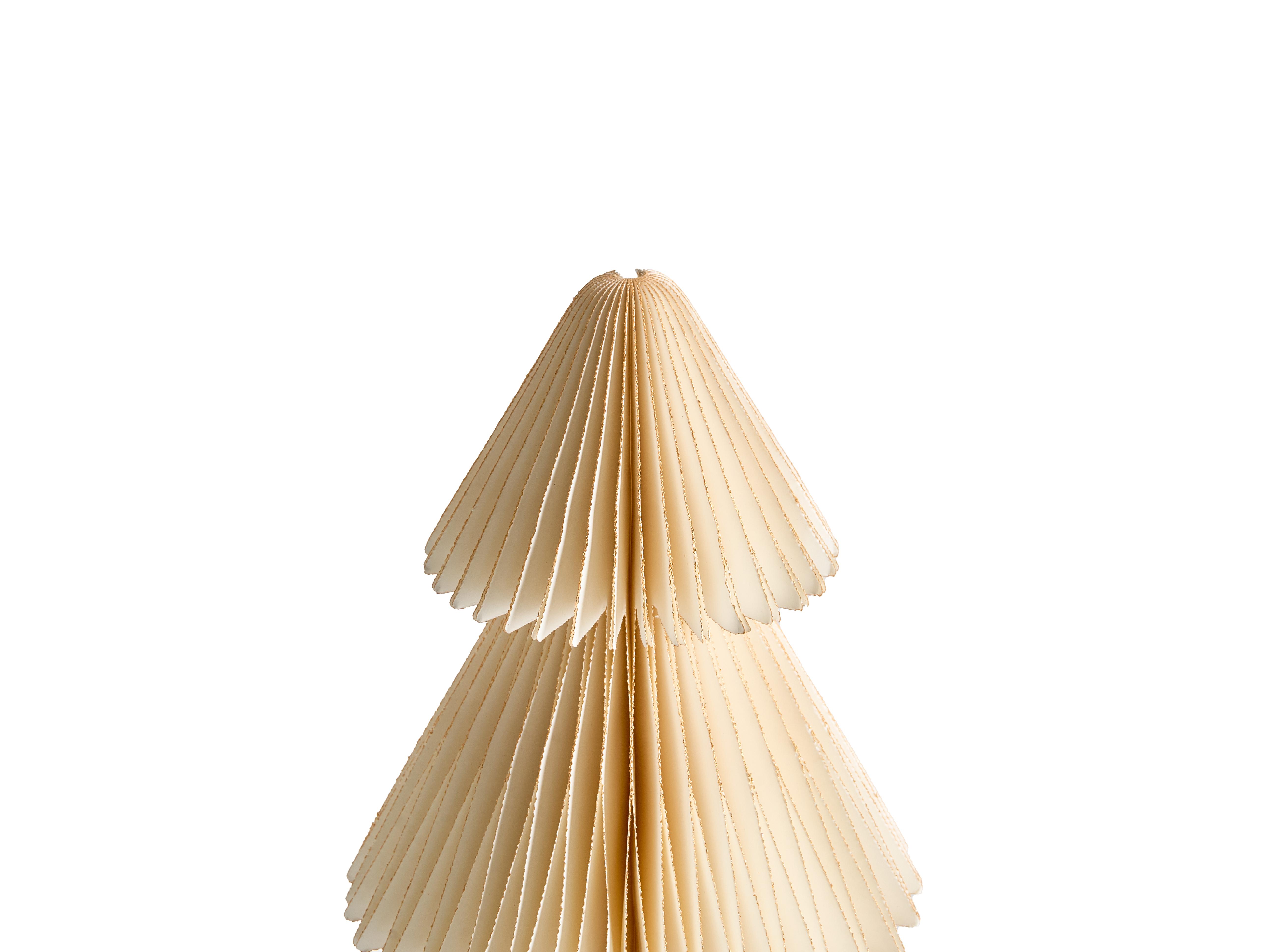 Set van 5 kerstdecoraties VORMA Kerstboom 25 cm Beige/groen
