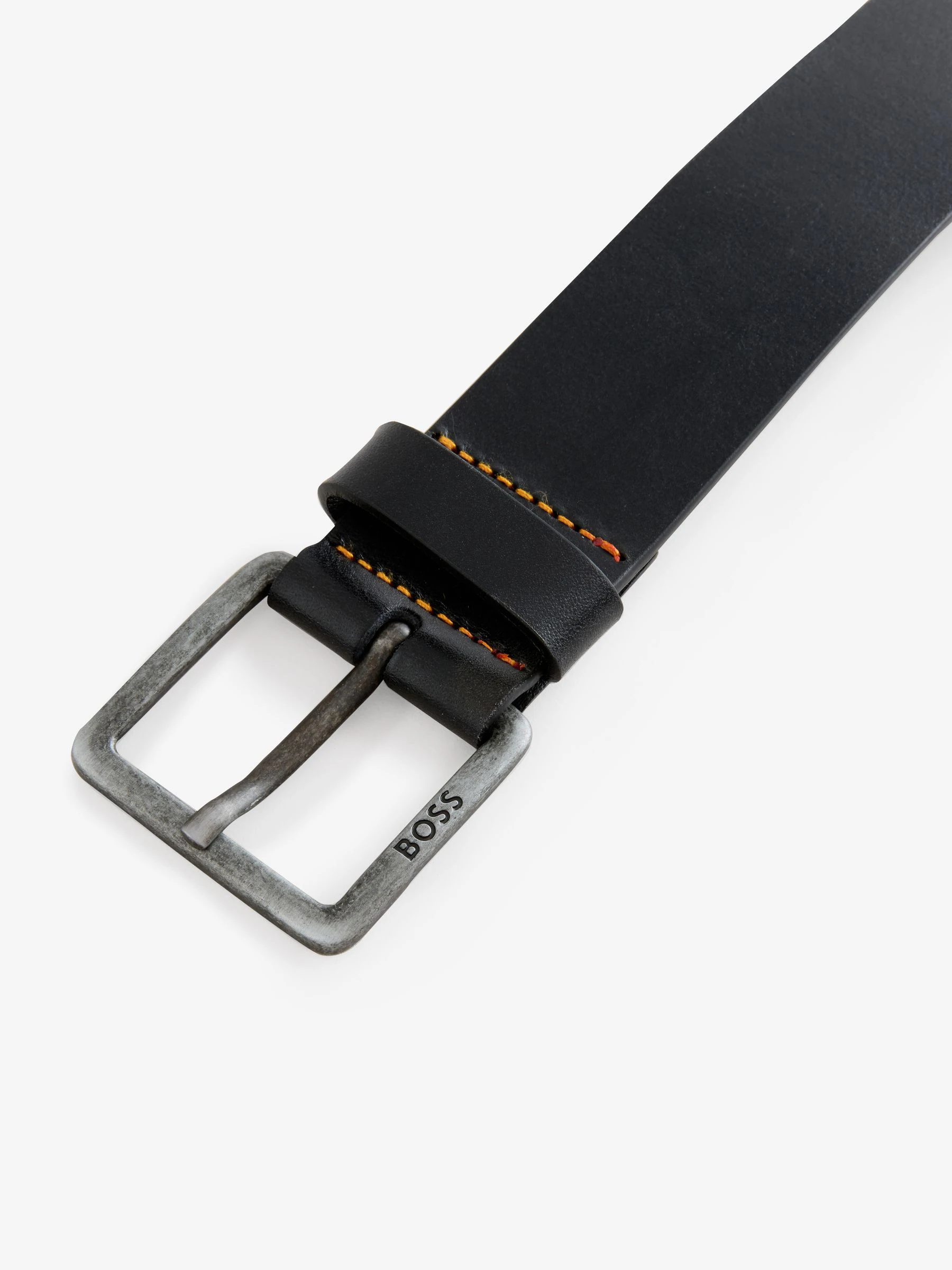 Zwart - BOSS Logo Belt