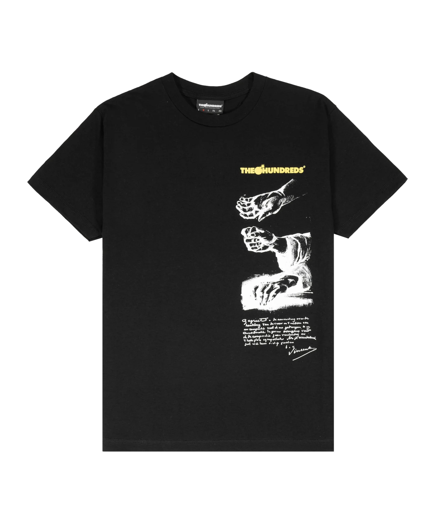 The Hundreds Hands T-Shirt Schwarz