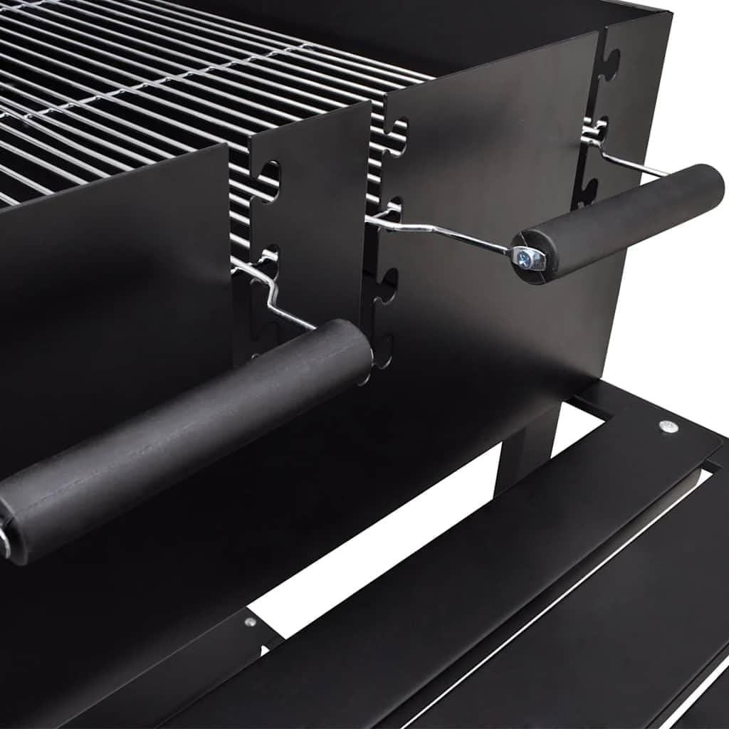 vidaXL Holzkohlegrill Grill Säulengrill Standgrill Gartengrill Grillwagen BBQ