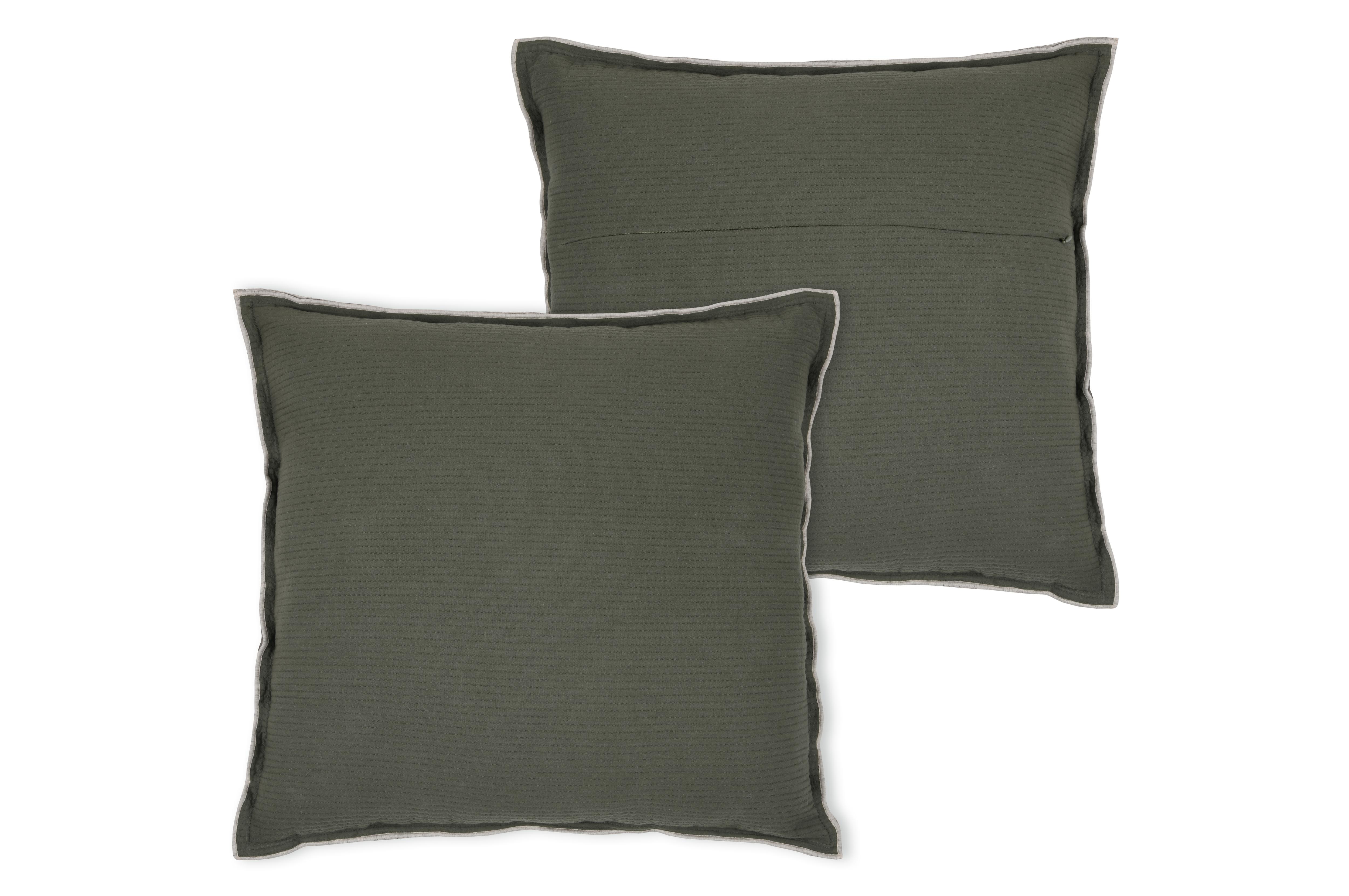 SOLEIA COUSSIN 45X45CM KAKI
