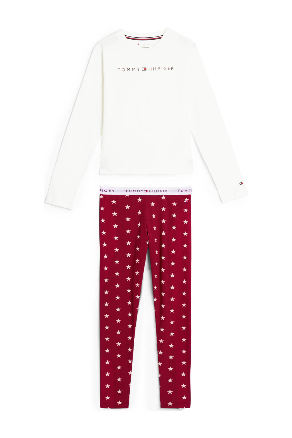 Tommy Hilfiger pyjamaset rood/wit