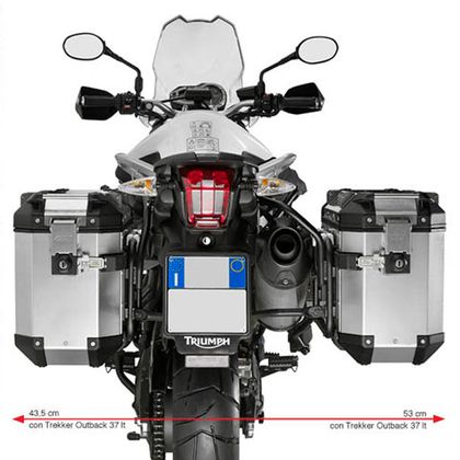 Support valises Givi pour valise Trekker Outback
