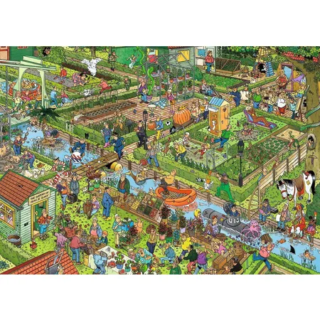 Jumbo Spiele Puzzle - Jan van Haasteren Der Gemüsegarten 1000 Teile