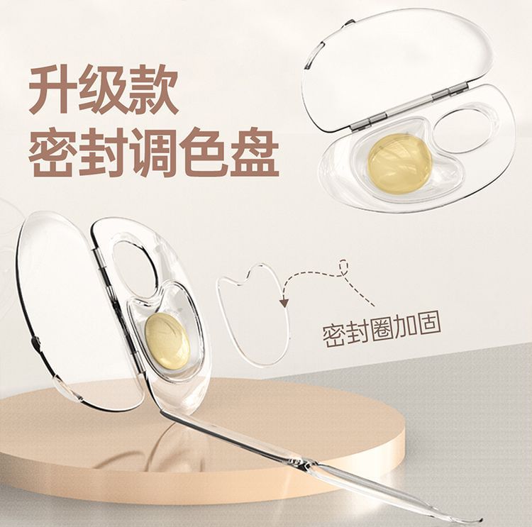 denivyse - Plastic Makeup Color Palette / Spatula / Set