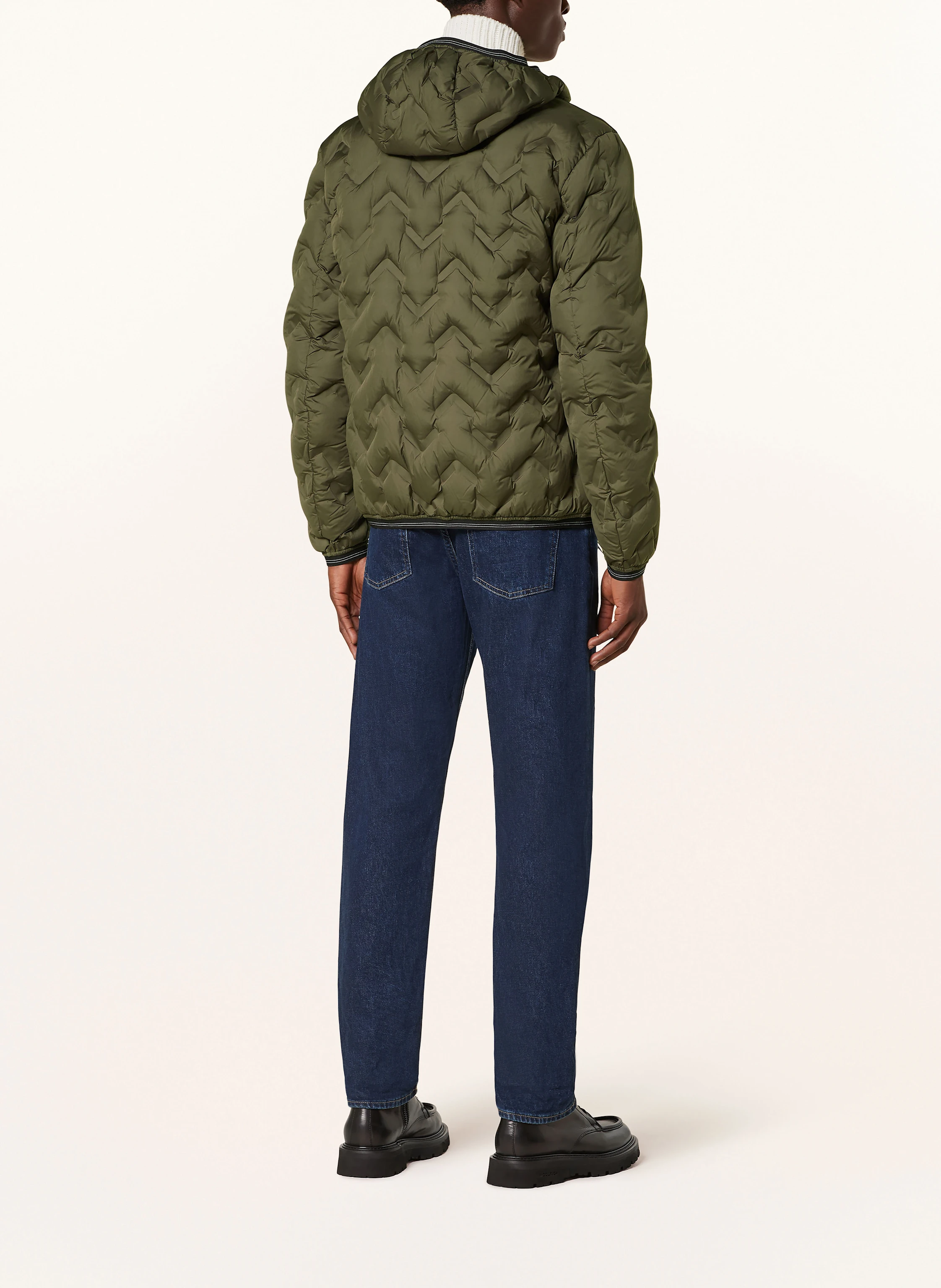 Blauer Lightweight-Daunenjacke