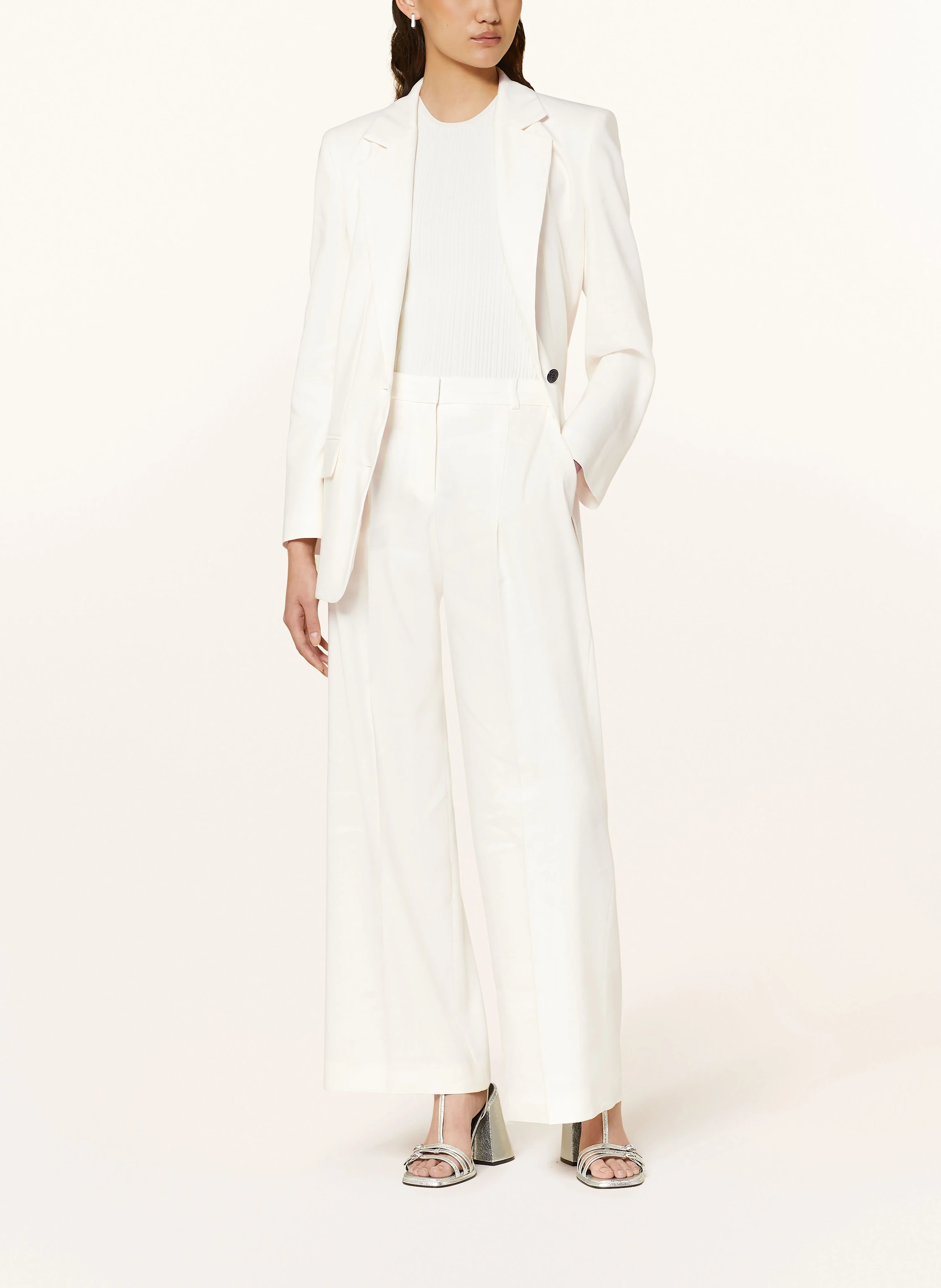HUGO Marlenehose HALATI mit Leinen