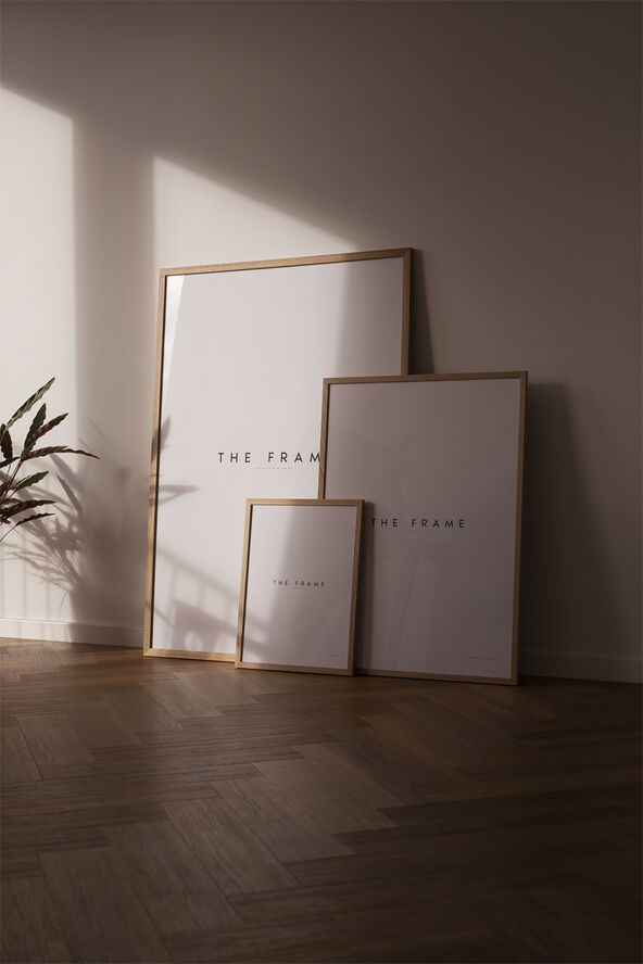 Poster & Frame Oak Flerfarvet