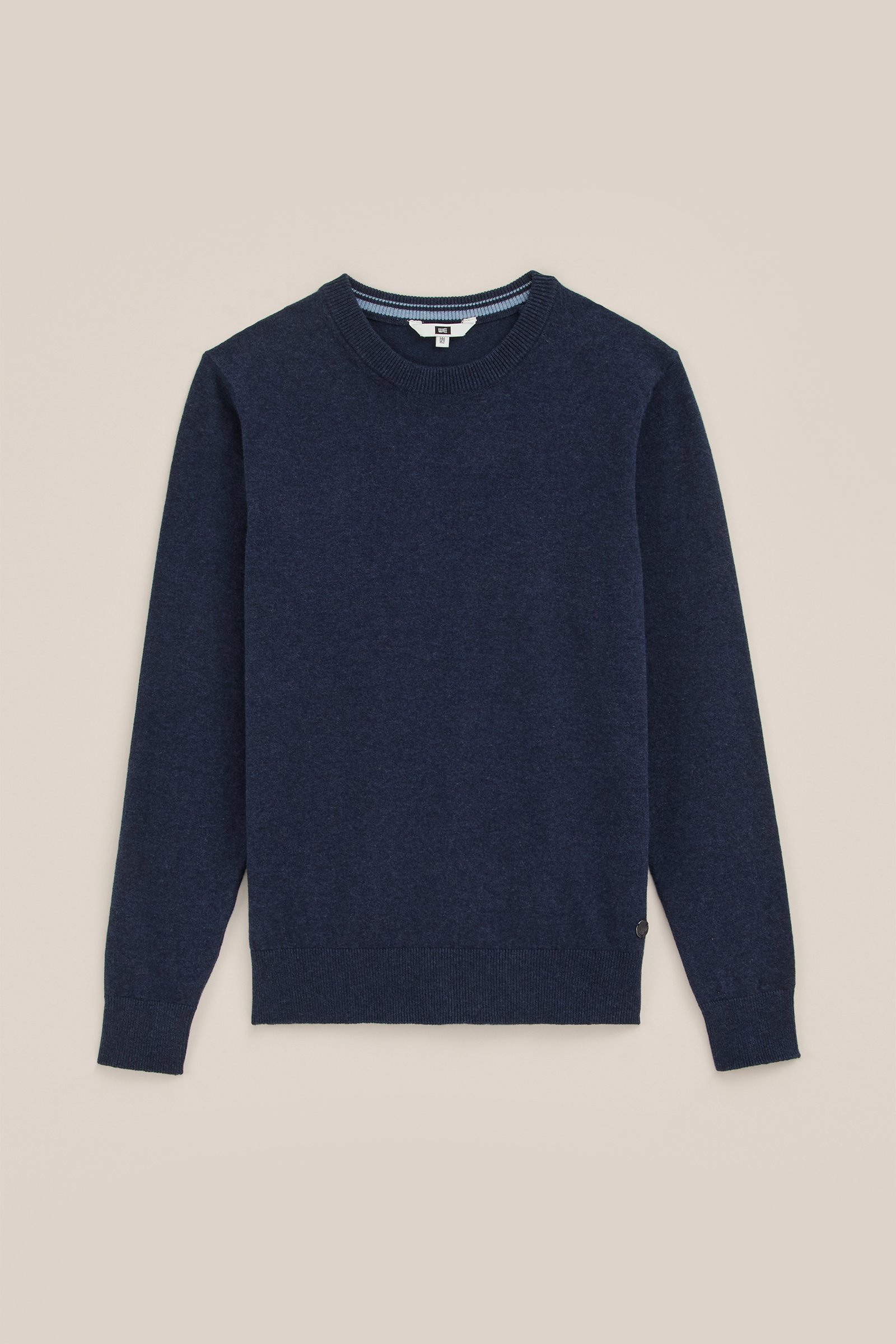 Jongens fijngebreide trui WE Fashion Donkerblauw
