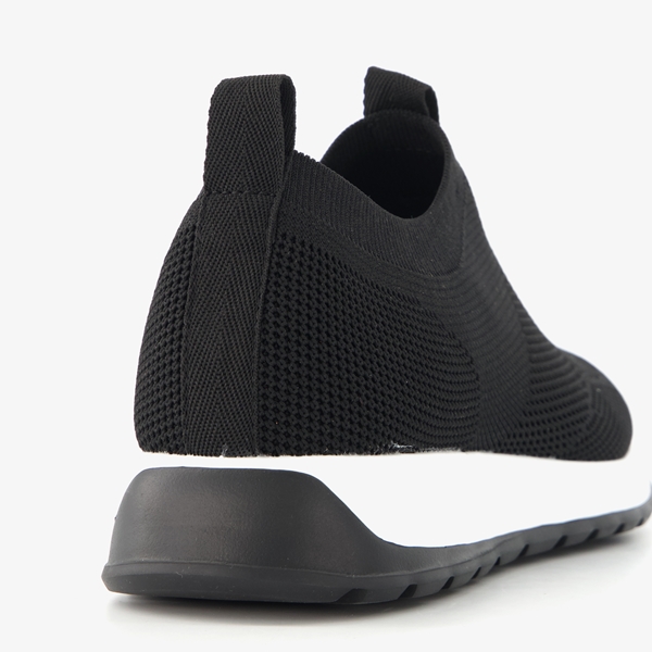 Hush Puppies heren sneakers zwart/wit