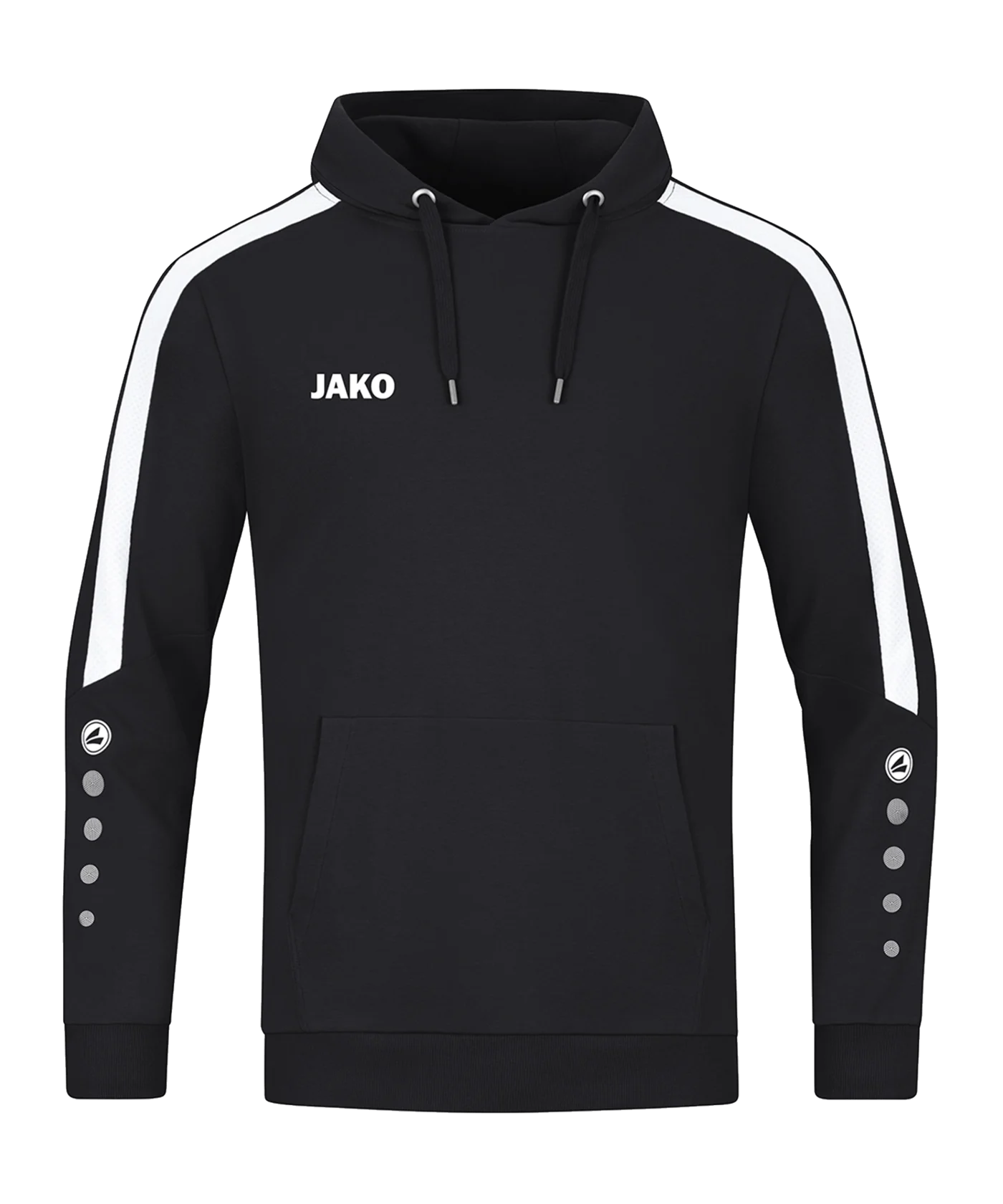 JAKO Power Hoody Damen Schwarz Weiss F800