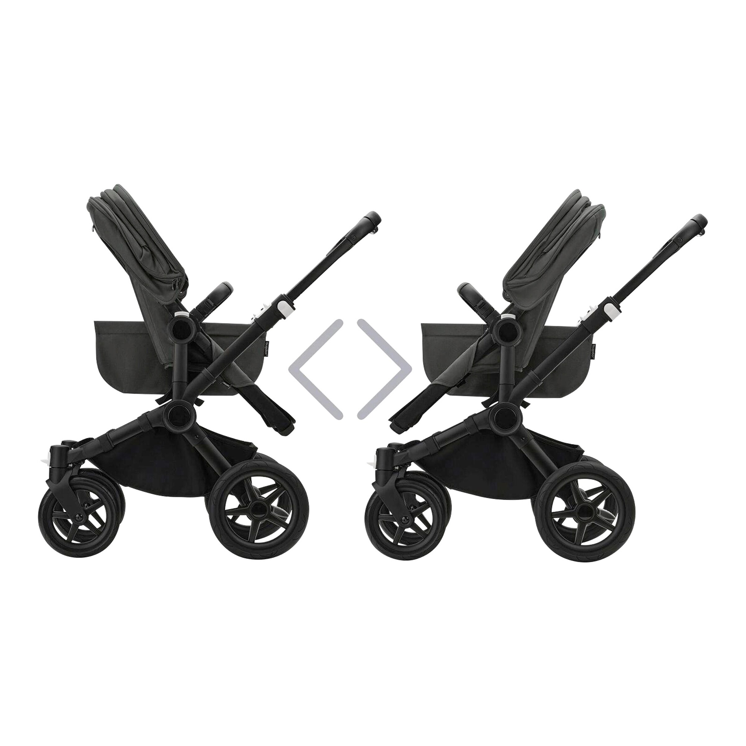 Bugaboo - DONKEY 5 Kombikinderwagen black / forest green