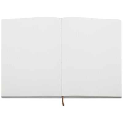 Notizbuch Halbleinen, Grau