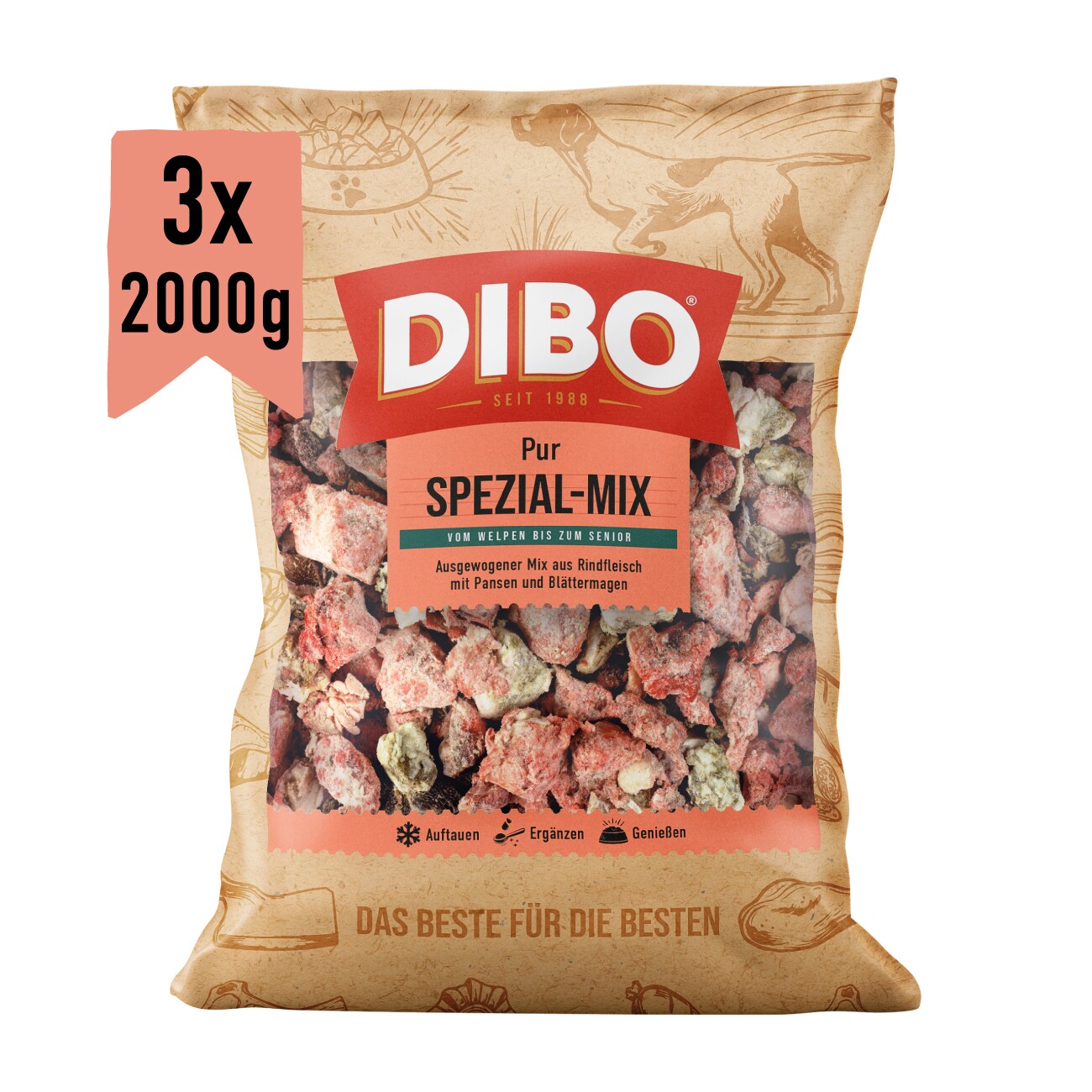 DIBO Frostfutter Spezial 3x2 kg