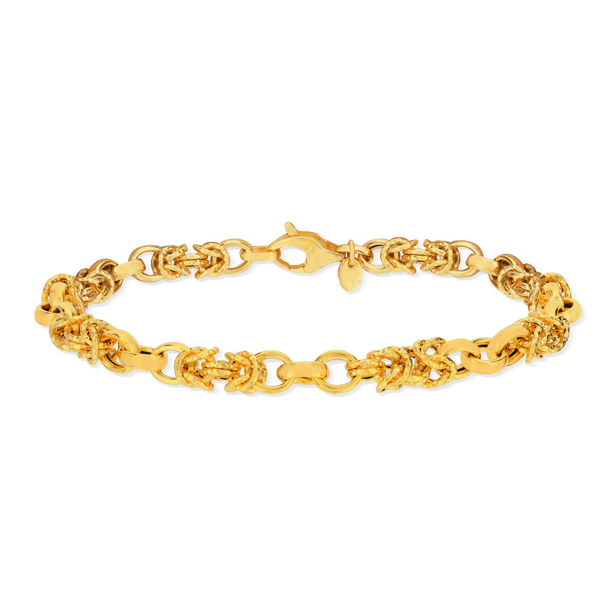 Bracelet or jaune 750 19,5 cm