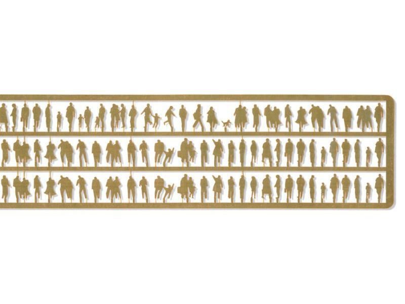 geätzte Messing-Silhouettenfiguren