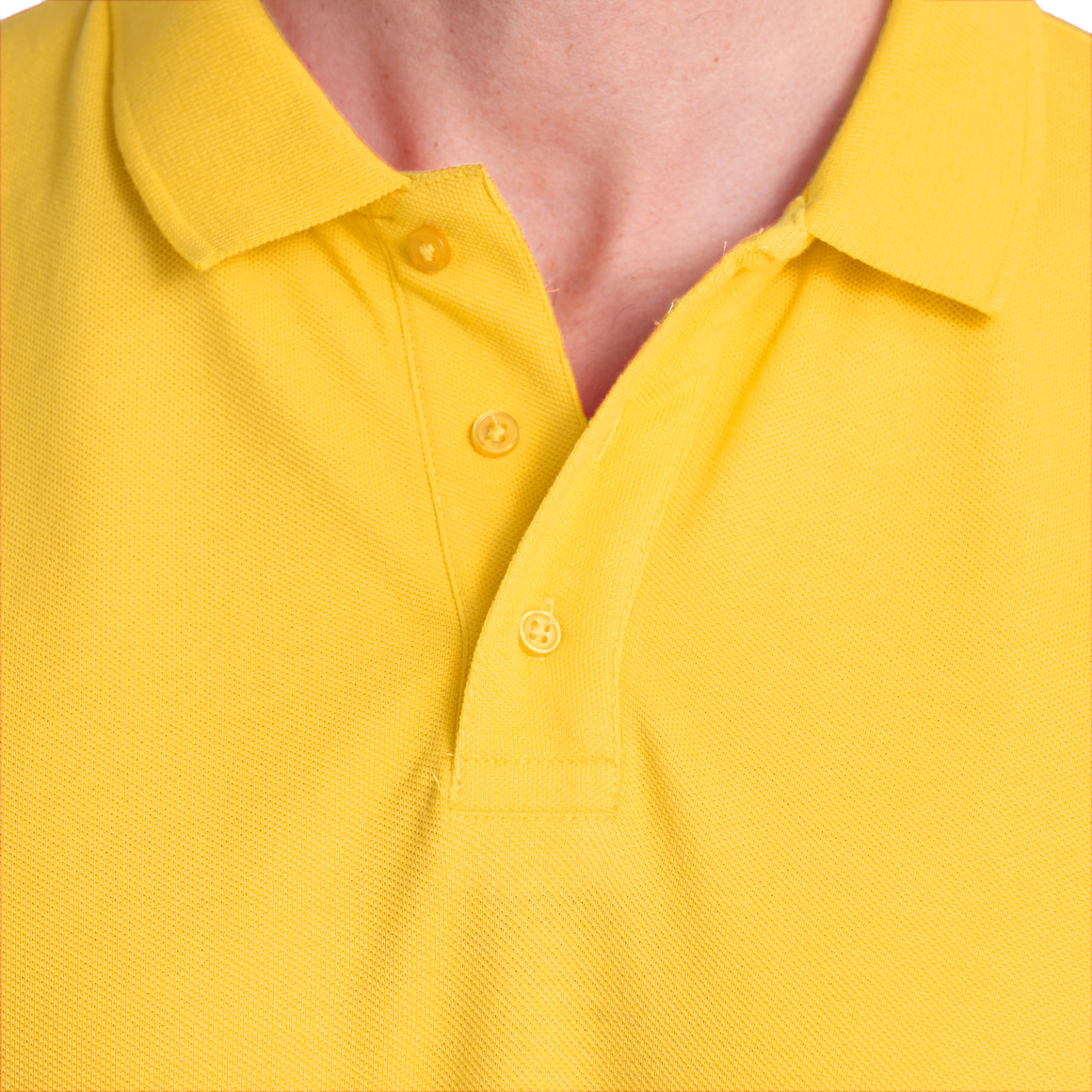VanVaan Herren Poloshirt in Piqué-Qualität gelb