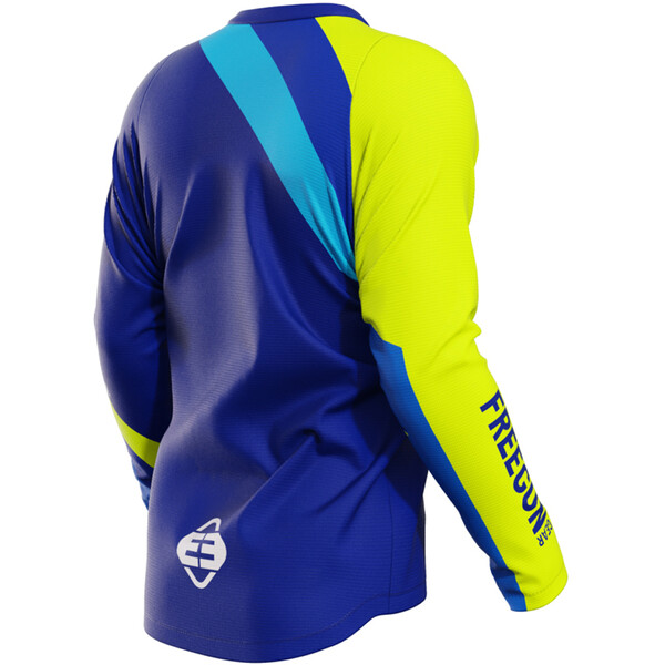 Freegun - Maillot enfant Devo Kid Rainbow Bleu / Jaune