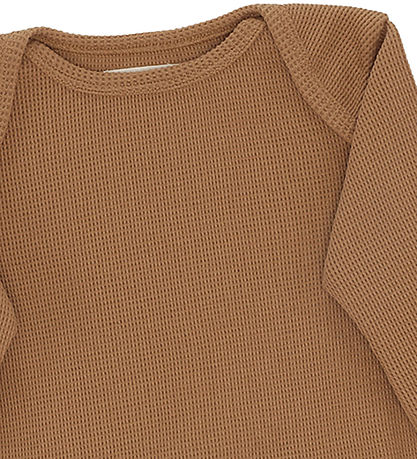 Monsieur Mini Body l/ä - Waffel - Sauger Brown