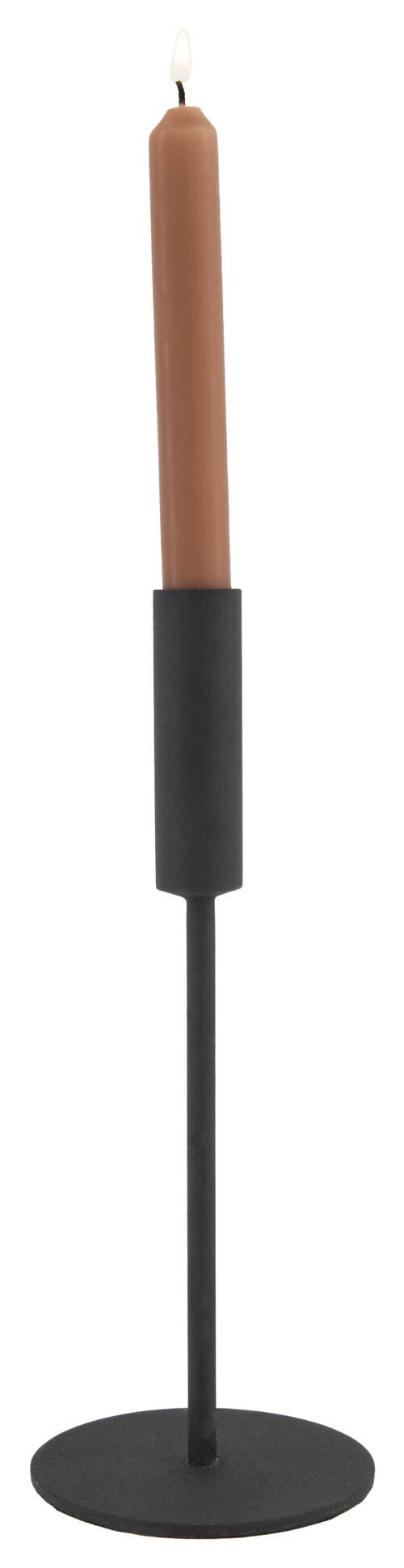 bougeoir Ø10.5x26 - métal noir