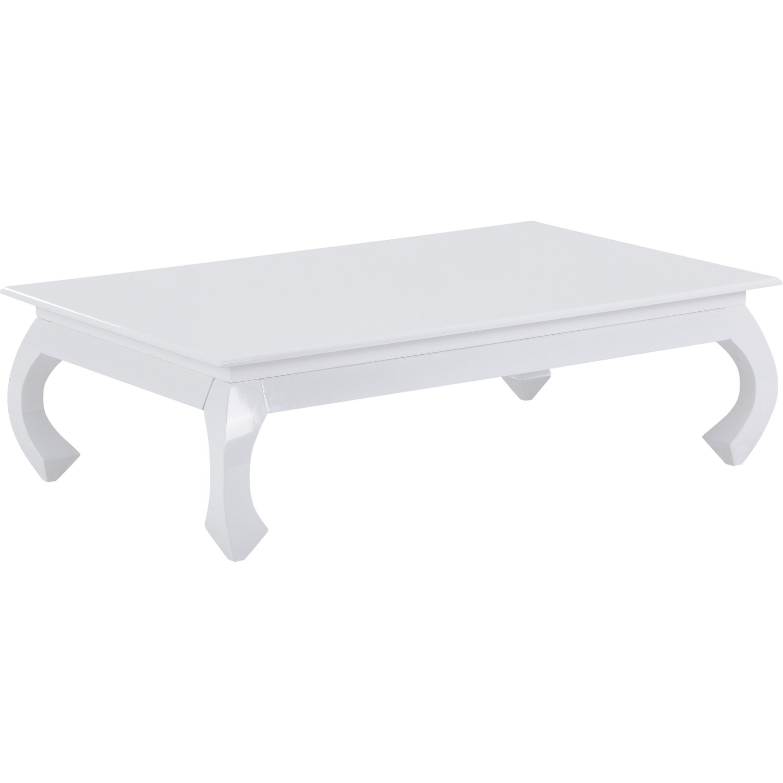 Salontisch Osaka Hochglanz MDF weiss 130 x 38 x 80 cm