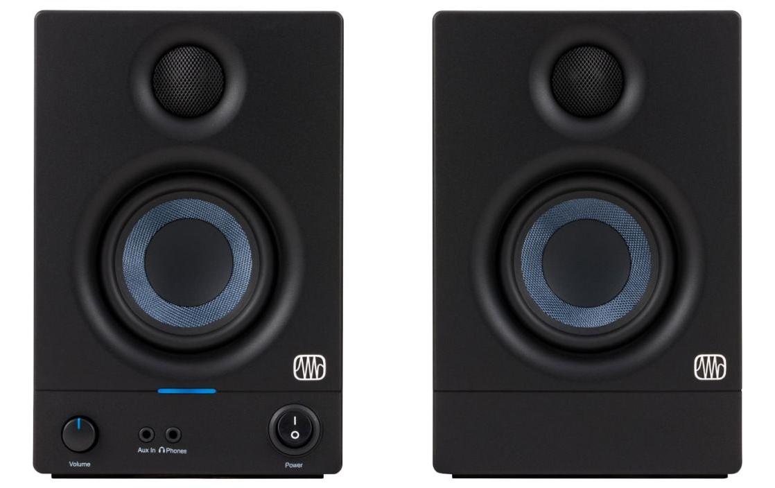 Studiomonitore Eris 3.5 (2 Gen.) SchwarzAktive 3.5-Zoll-Medienreferenzmonitore