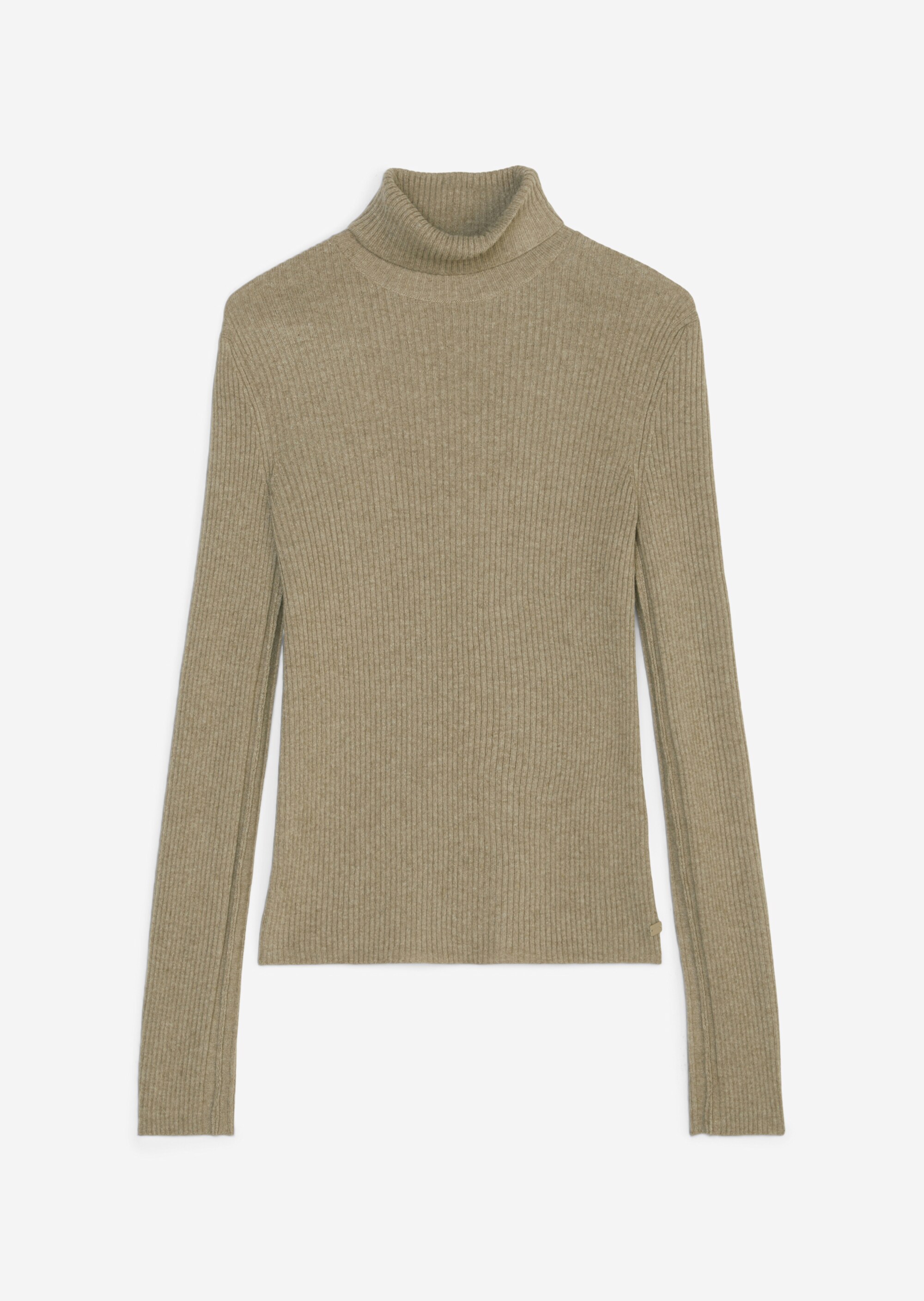 Rollkragenpullover shapedim soften Rippstrick