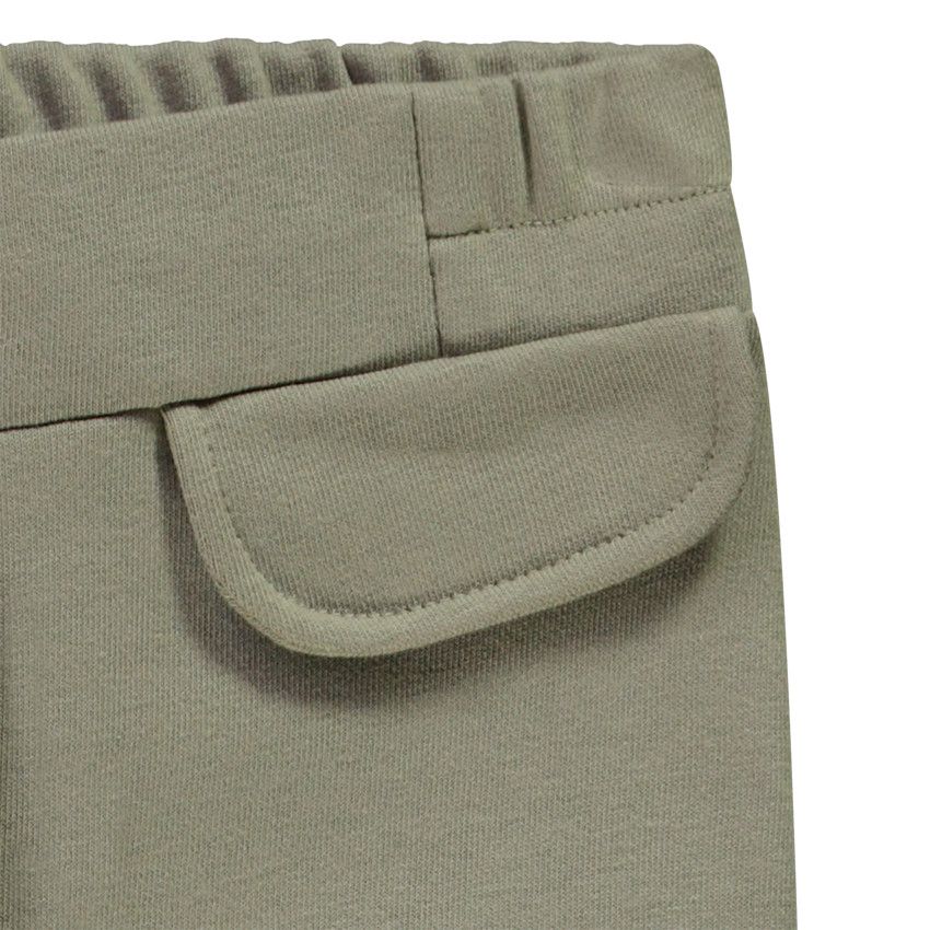 Pantalon de jogging french terry uni pour fille - Vert