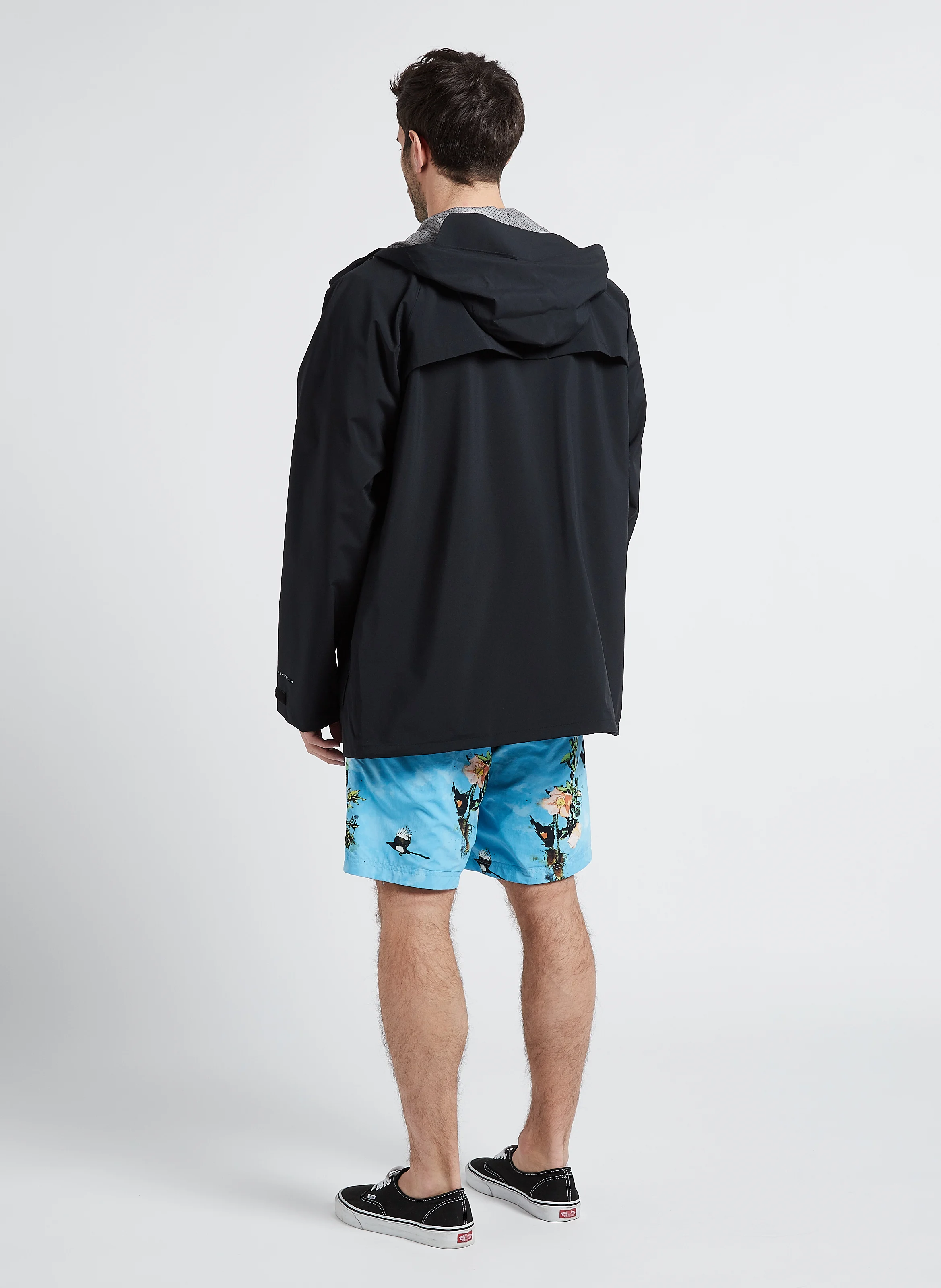 M IBEX II - Veste imperméable à capuche | Noir