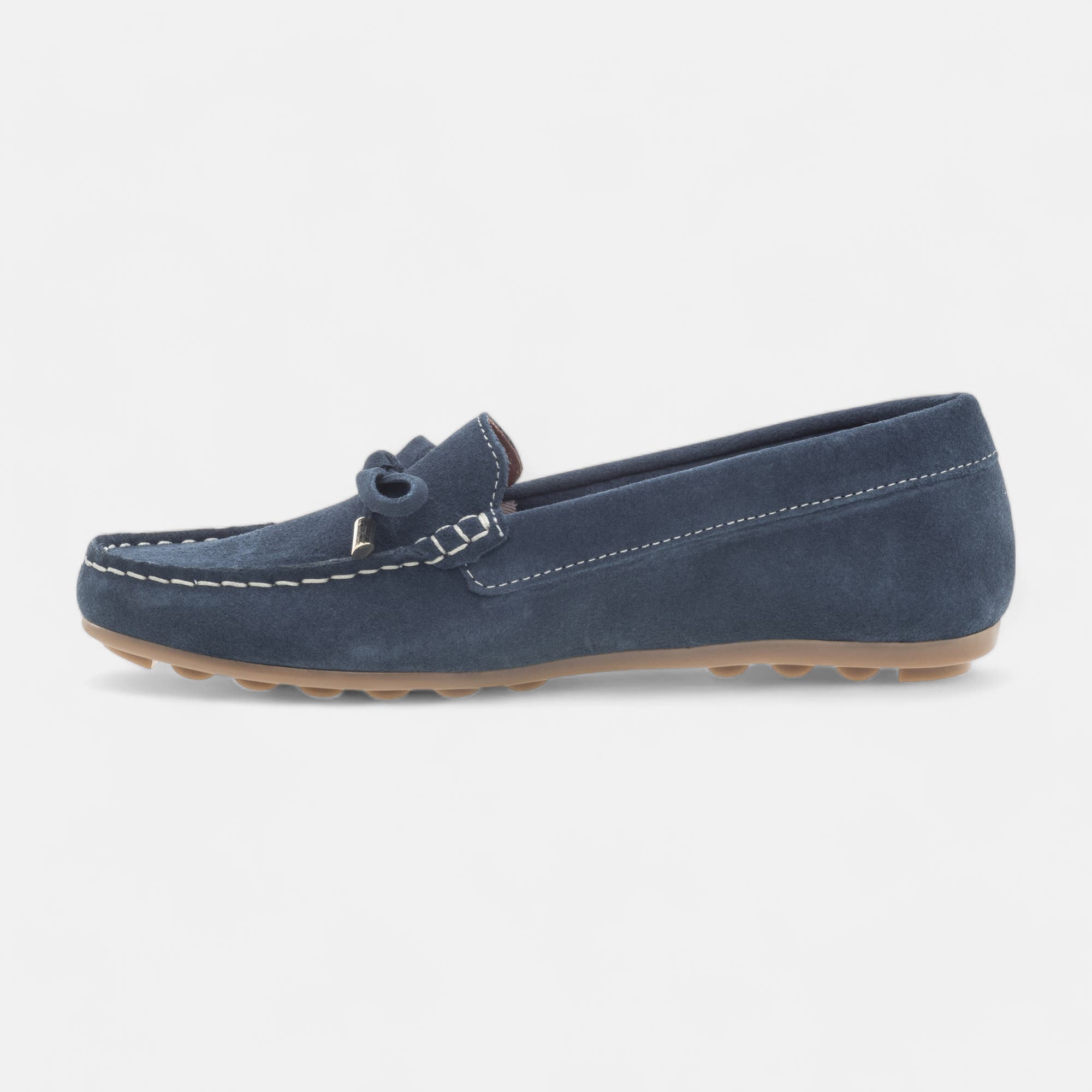 Mocassins Femme en cuir jeans
