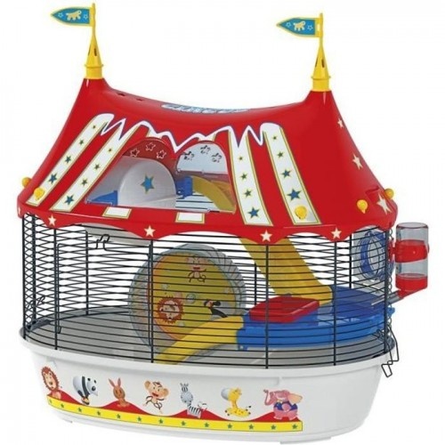 Gaiola de hamster vermelha Ferplast Circus Fun