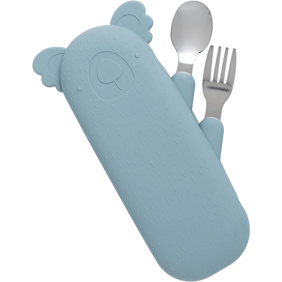 the cotton cloud Besteckset mit Etui Zoe the Koala jade