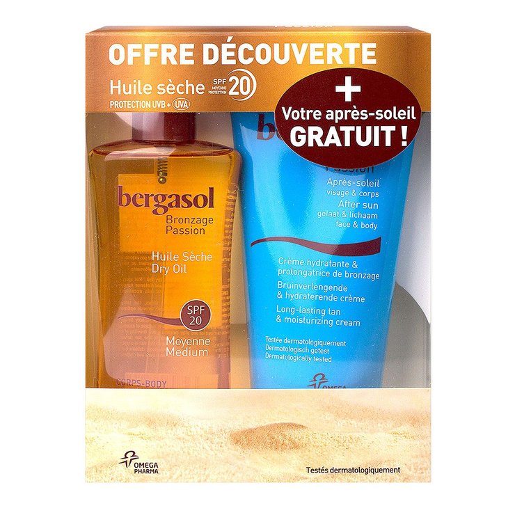 Coffret huile sèche SPF20 125ml & après-soleil 150ml