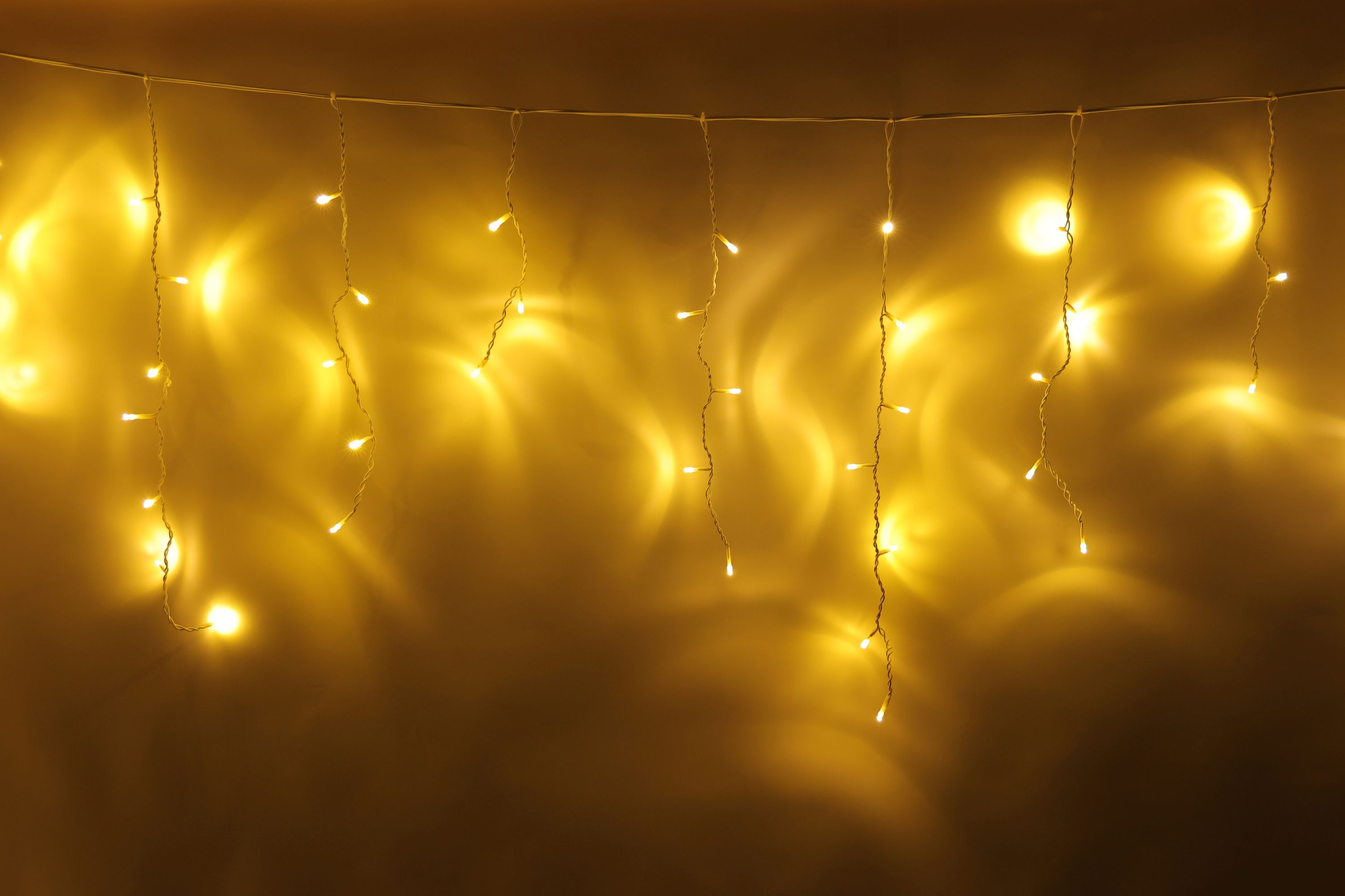 LED Lichtervorhang Indoor 120 LED's 5 m warmweiss